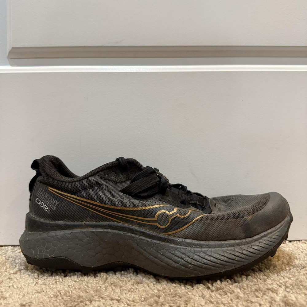 Saucony Endorphin Edge Shoes Womens Sz 9 Black Trail Running Sneakers S10773-10